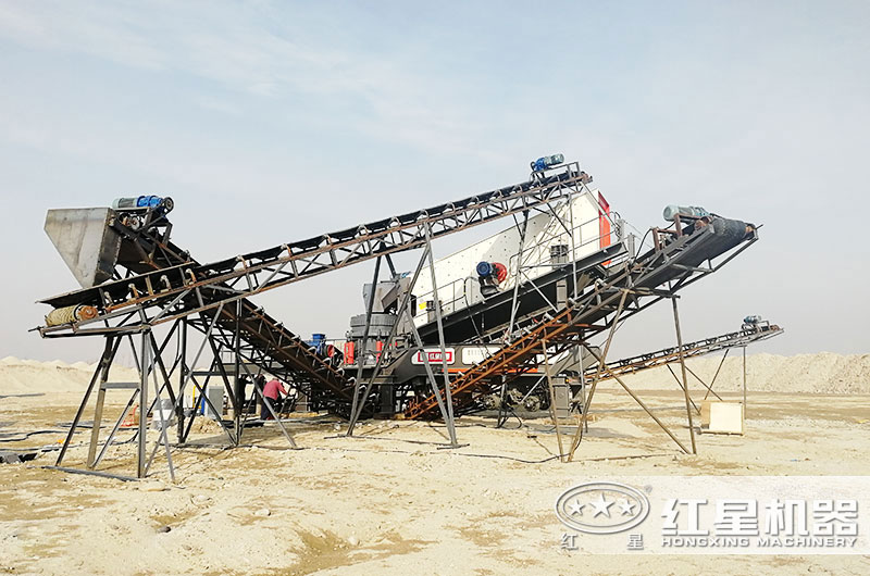 鋼筋混凝土破碎用什么機(jī)器？建筑垃圾移動(dòng)破碎站剛剛好