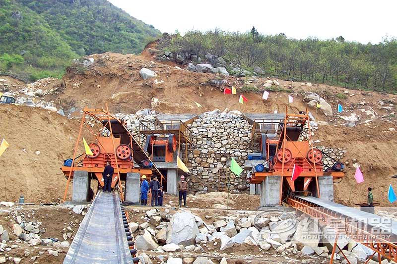 廢棄混凝土再生石子線多少錢(qián)一套？鋪路石子一立方價(jià)格多少？